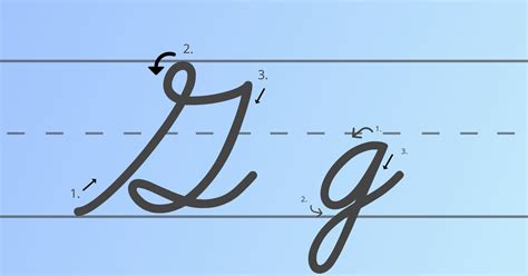 how to write a lowercase g in cursive: what does it say about your personality?