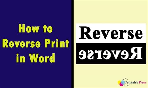 What Is Reverse Print: A Delve into the Inverted Art of Printing